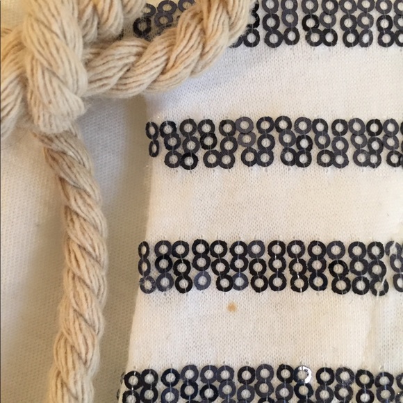 Anthropologie Charlotte Navy/White Striped Tunic - Picture 6 of 8